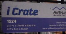 Dog Crate size L24'X W17'X H19' inches excellent condition - Photo 2