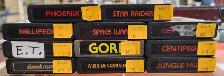 Atari Games: Street Racer, Space Wars, Missile Command, E.T.