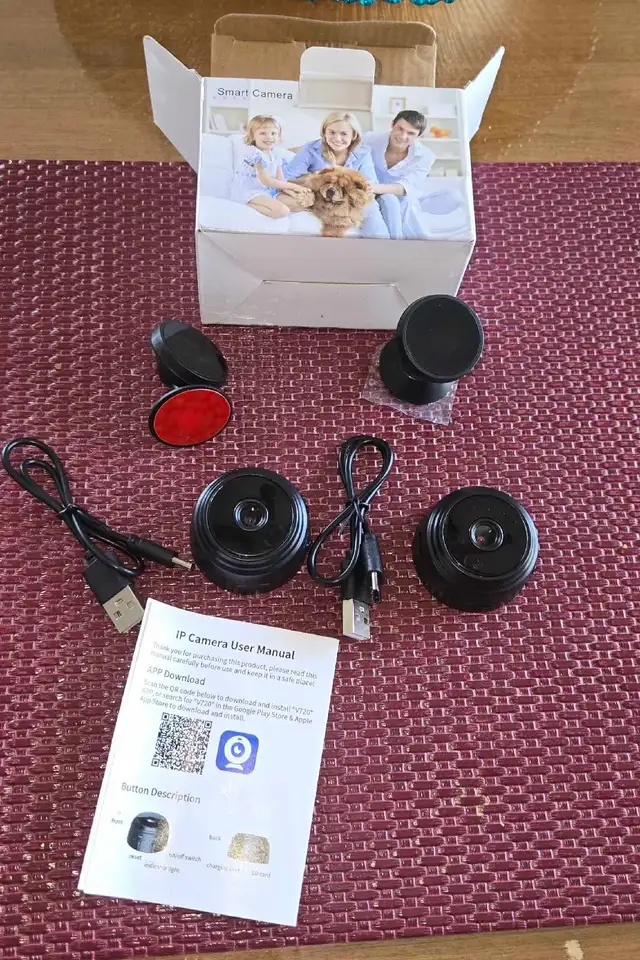 2 mini caméra de surveillance