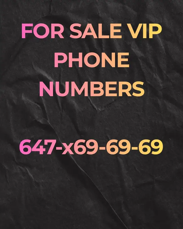 Our VIP numbers will elevate your business 416,647,905,437 Code