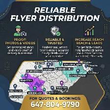 Flyer, Door Hanger & Lawn Sign distribution in GTA