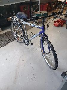 26'' multi speed bicycle, w/ kickstand and lock