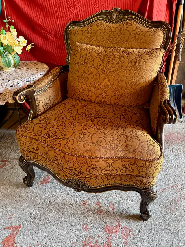 Antique Style Armchairs - Set of Two