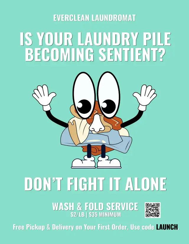 Laundromat Wash & Fold Attendant