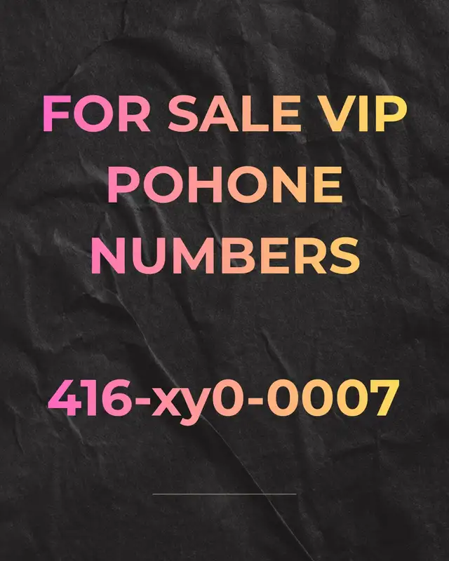 Lucky, Phone Numbers 416,647ending 7777,8888,0000,1111,5555