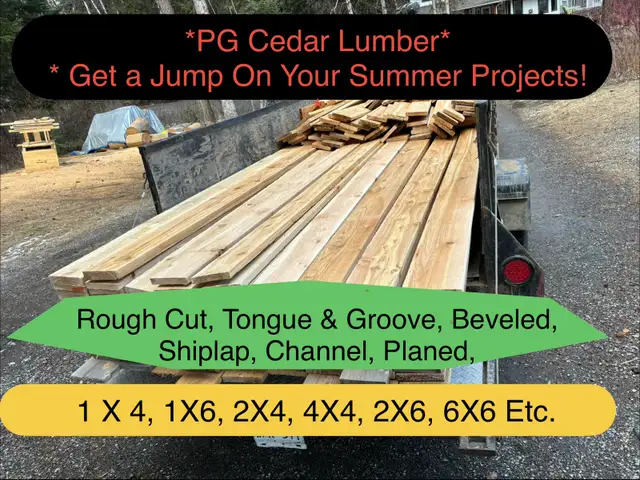 Cedar Lumber : All Dimensions