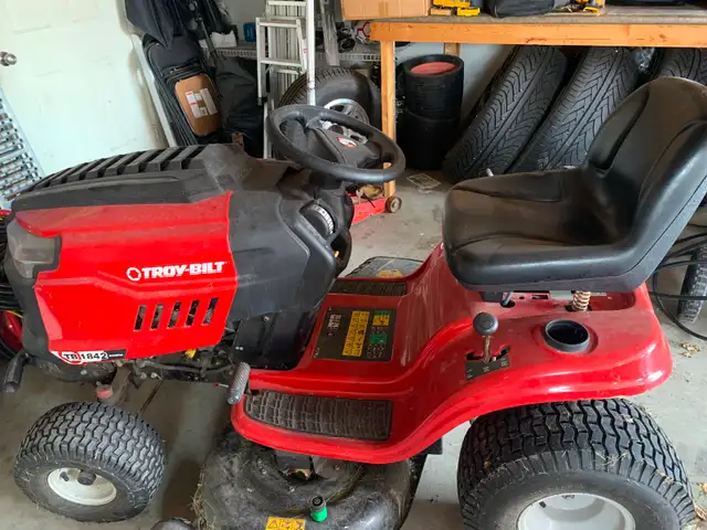 Riding lawn mower (Troy Bilt 1842)