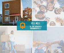 Logement coop à louer! 'Coop. Pêle-Mêle'