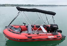 11 ft Inflatable Boat – Full Accessories, Fishing & Family Ready - Photo 7