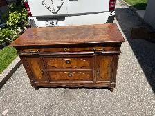 Free delivery Antique Wood Sideboard with Drawers