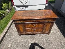 Free delivery Antique Wood Sideboard with Drawers - Photo 2