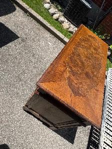 Free delivery Antique Wood Sideboard with Drawers - Photo 4
