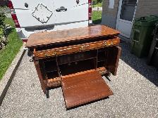 Free delivery Antique Wood Sideboard with Drawers - Photo 9