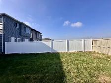 White Vinyl Fence – Edmonton - Photo 2
