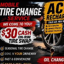 SAME DAY CAR SERVICES! - $30 TIRE SWAP / AC - AND MORE!