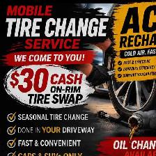Still need to swap your tires? ONLY $30 - MOBILE TIRE CHANGES -