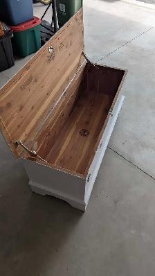 White classic storage bench for sale! OBO - Photo 2