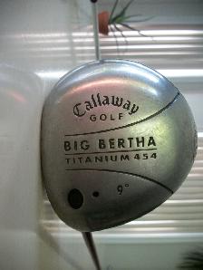 GAUCHER ( LEFT HAND ) CALLAWAY BIG BERTHA 454cc TITANIUM DRIVER