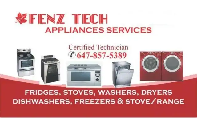 $50 APPLIANCE REPAIR MISSISSAUG BRAMPTON MILTON OAKVILE