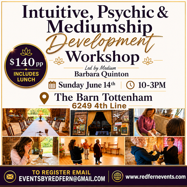 Intuitive, Psychic and Mediumship Development Workshop