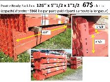 Montant RR 48'' x 108'' bleus quincailler, usagés et autres - Photo 2