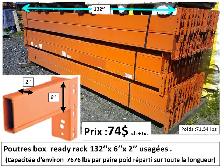 Montant RR 48'' x 108'' bleus quincailler, usagés et autres - Photo 3