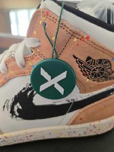 Nike Air Jordan 1 mid 'brushstroke' - Photo 5