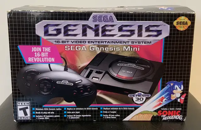 Sega Genesis Mini. Includes 40 Titles