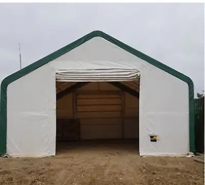 Bâtiment en toile à double ferme 40x60
