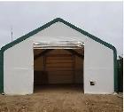 Bâtiment en toile à double ferme 40x60