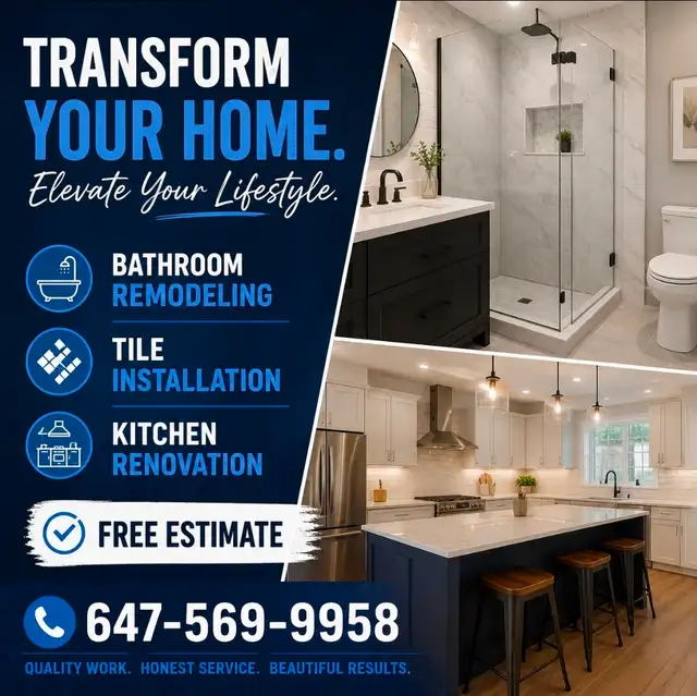TILE INSTALLER  FREE ESTIMATE
