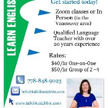 Encouraging Canadian English Teacher for Adults - Photo 3