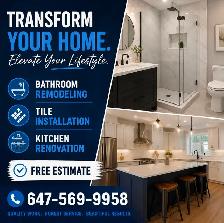 TILE INSTALLER FREE ESTIMATE