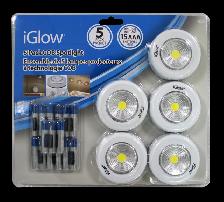 IGLOW 5PK COB SPOTLIGHT FOR ONLY $5