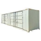 Conteneur de stockage à double entrée latérale