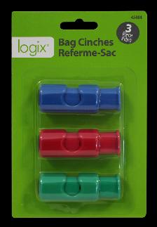 LOGIX 3PIECE BAG CINCHES FOR ONLY $1