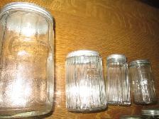 HOOSIER CABINET JARS COFFEE TEA & ALL SPICE,SODA,PEPPER,GINGER - Photo 2