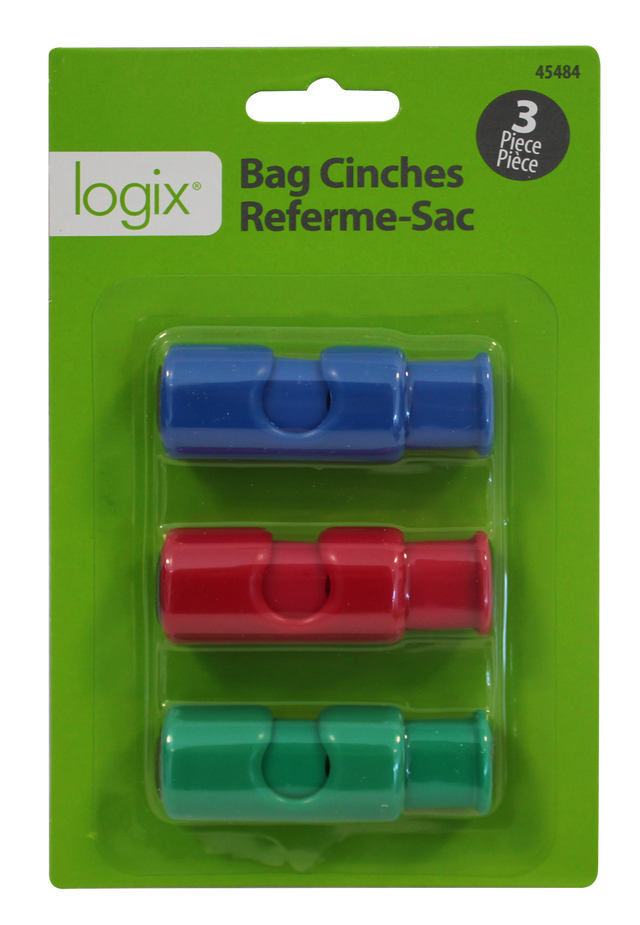 LOGIX 3PIECE BAG CINCHES FOR ONLY $1