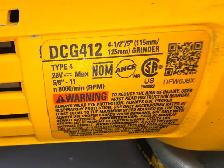 DEWALT 20V MAX Lithium-Ion Cordless 4-1/2'-5' Hand Held Grinder - Photo 8