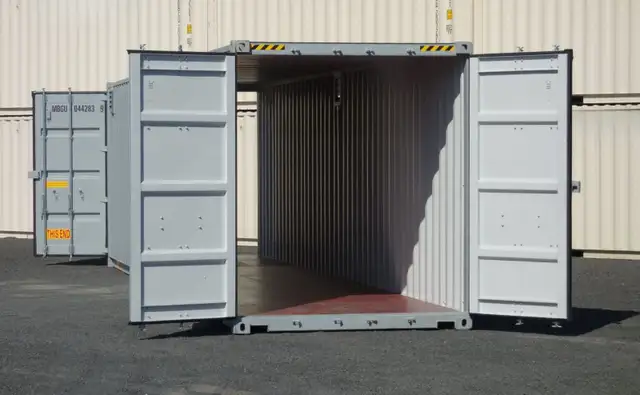 Conteneur de rangement robuste à double porte de 40 pieds
