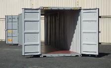 Conteneur de rangement robuste à double porte de 40 pieds