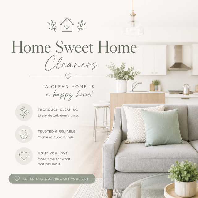 Home Sweet Home Cleaners Is Hiring!