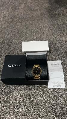gold and diamond watch