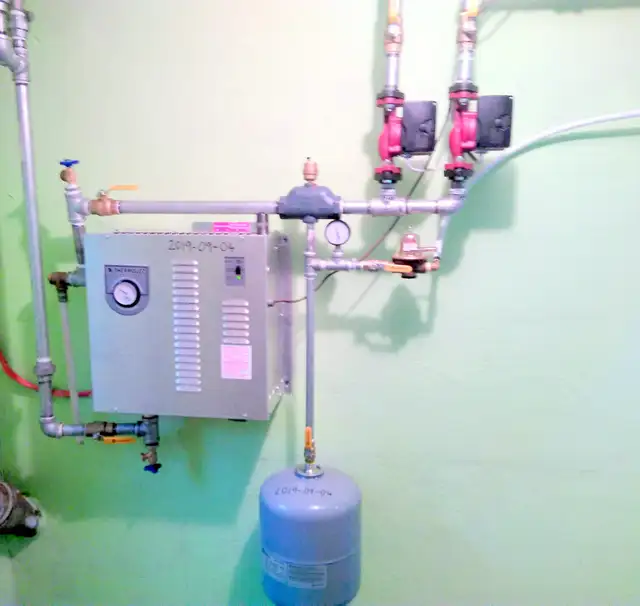 Installation d'un chaudière électrique THERMOLEC