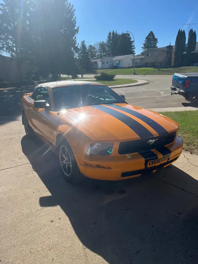 2007 Orange V6 Mustang Convertible