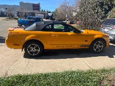 2007 Orange V6 Mustang Convertible - Photo 3