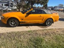 2007 Orange V6 Mustang Convertible - Photo 4