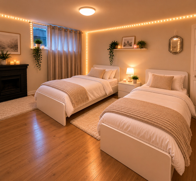 Cozy Sharing Room Available – Furnished Basement