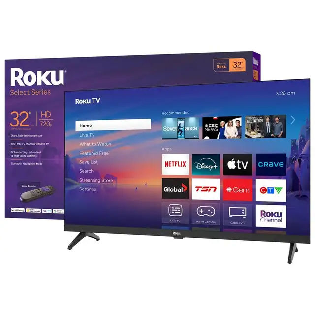Roku 32' Select Series 720p HD LED Roku Smart TV (32R2D5CA)