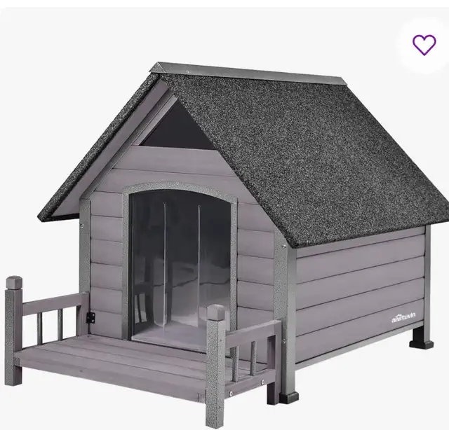 Maison a chien neuve jamais utilisé